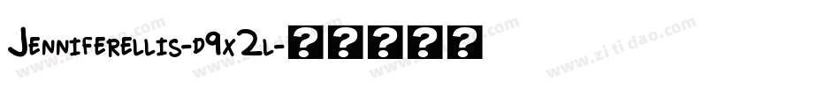 Jenniferellis-d9x2l字体转换 Jenniferellis-d9x2l字体转换