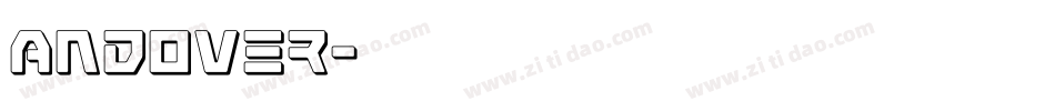 Andover字体转换