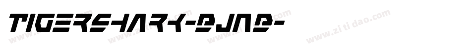 Tigershark-BJnB字体转换