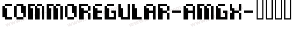 CommoRegular-aMgx字体转换