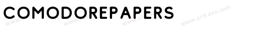comodorepapers字体转换