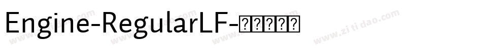 Engine-RegularLF字体转换