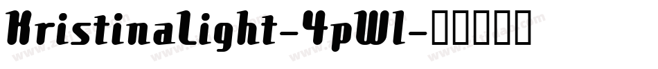 KristinaLight-4pWl字体转换