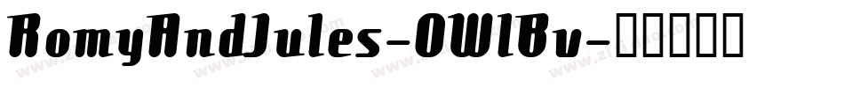 RomyAndJules-0WlBv字体转换