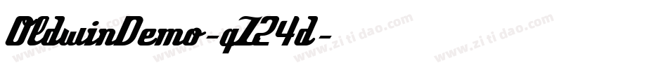 OldwinDemo-qZ24d字体转换