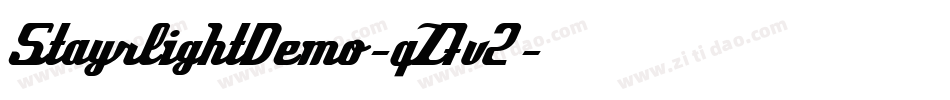 StayrlightDemo-qZ7v2字体转换