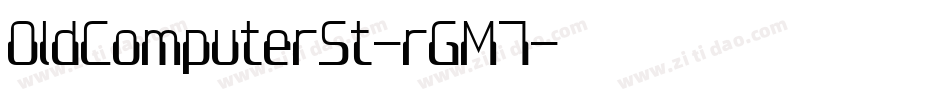 OldComputerSt-rGM7字体转换