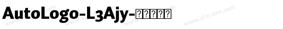AutoLogo-L3Ajy字体转换