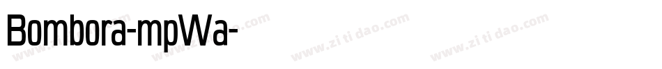Bombora-mpWa字体转换
