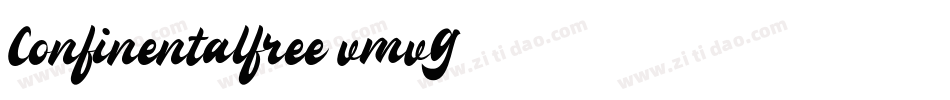 Confinentalfree-vmvG7字体转换