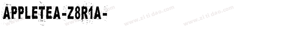 AppleTea-z8R1a字体转换