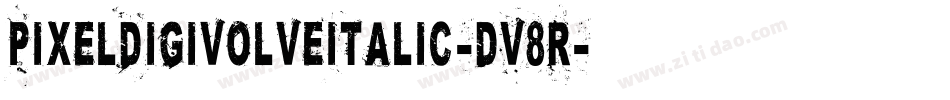 PixelDigivolveItalic-dV8R字体转换