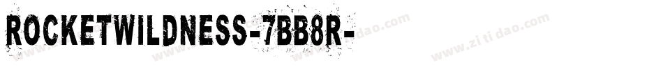 Rocketwildness-7BB8R字体转换