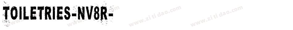 Toiletries-nv8R字体转换