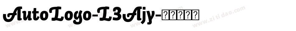 AutoLogo-L3Ajy字体转换