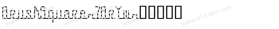 BrushSquare-7BrYw字体转换