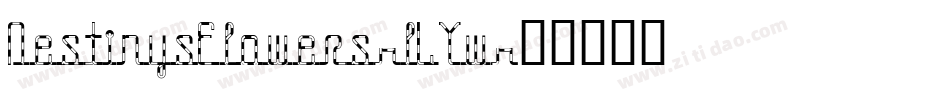 DestinysFlowers-lLYw字体转换