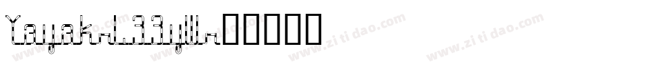 Yayak-L33yW字体转换