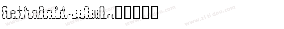 GethoBold-v0wD字体转换 GethoBold-v0wD字体转换