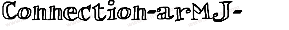 Connection-arMJ字体转换