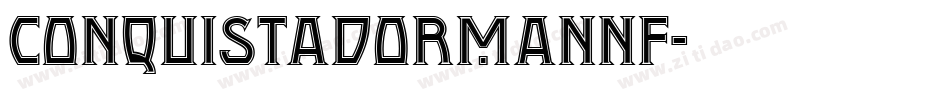 ConquistadormanNF字体转换