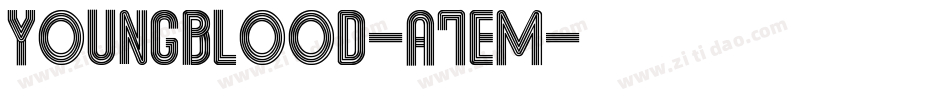 Youngblood-A7Em字体转换