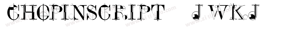 Chopinscript-jWKj字体转换