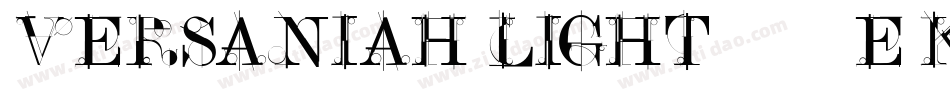 VersaniahLight-1eKj字体转换