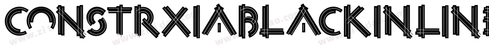 Constrxiablackinline-l89D字体转换