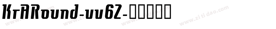 KrARound-vv6Z字体转换