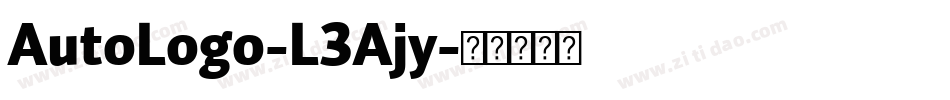 AutoLogo-L3Ajy字体转换