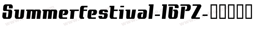 Summerfestival-lGPZ字体转换