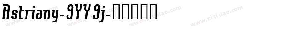 Astriany-9YY9j字体转换