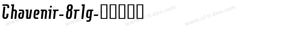 Chavenir-8r1g字体转换