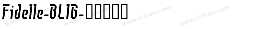 Fidelle-BL1G字体转换