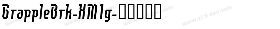 GrappleBrk-XM1g字体转换
