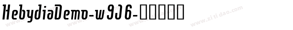 HebydiaDemo-w9J6字体转换