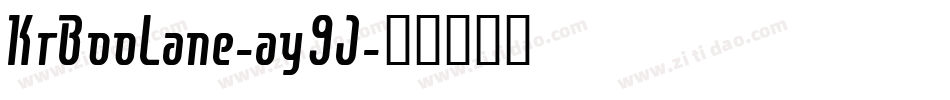 KrBooLane-ay9J字体转换