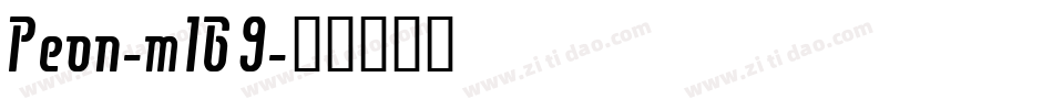 Peon-m1G9字体转换 Peon-m1G9字体转换