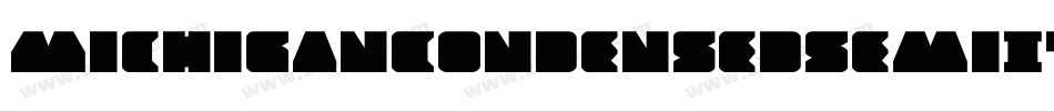 MichiganCondensedSemiItalic-v9dy字体转换