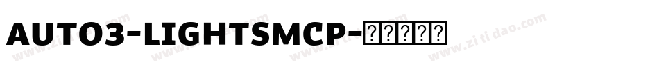 Auto3-LightSmCp字体转换