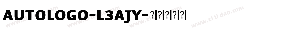 AutoLogo-L3Ajy字体转换