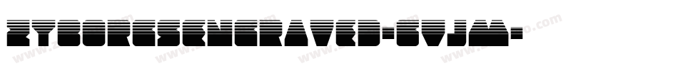 ZyborgsEngraved-6VjM字体转换