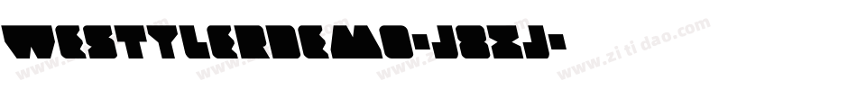 WestylerDemo-j8Xj字体转换 WestylerDemo-j8Xj字体转换