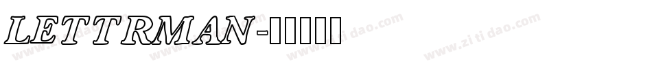 LETTRMAN字体转换