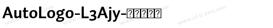 AutoLogo-L3Ajy字体转换