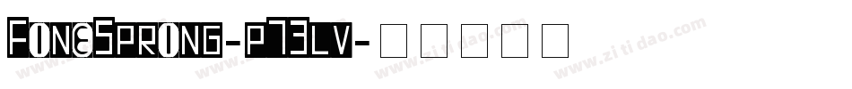 FineSpring-p73lv字体转换