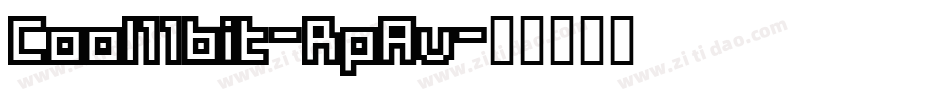 Cool11bit-RpAv字体转换