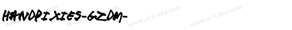 Handpixies-Gzdm字体转换