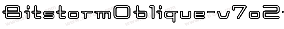 BitstormOblique-v7oZ字体转换